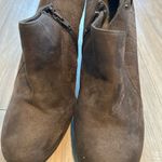 Women’s Dark gray suede ankle Pumps size 10 Photo 9