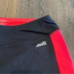 Avia Black & Hot Coral Cropped Workout Leggings Size L Photo 1