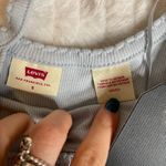 Levi's  Crop Top Canyon‎ Tank Light Blue Sky Bow Small NWT Photo 4