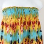 Tracy Evans Vintage Y2K 90s Light cotton tie dye Ruffle Flowy skirt tube top XL Photo 3