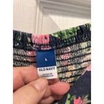 Old Navy Old Navy Jumpsuit Womens Sleeveless Blue Floral Size Large Linen Blend Photo 8