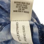 Self E Small Blue and White Rayon Short Sleeve Tye Dye T Photo 4