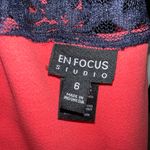 Enfocus Studio 🦎Navy Blue & Pink Lace Dress🌵 Photo 3