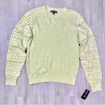 Lime Green Pointelle Sweater L Size L Photo 1