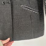 Vintage Precis Women's Houndstooth Double Breasted Blazer Jacket Black White 12 Photo 3