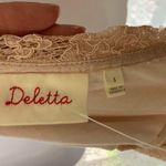 Deletta Cream Lace Top with Ruffles  S Photo 2