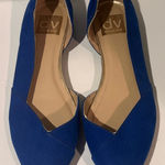 DV Dolce Vita Cobalt Blue Suede Rounded Toe‎ Cut Out Ballet Flats Shoes Size 6.5 Photo 0