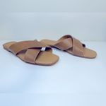 Nisolo Catalina Almond Leather Slide Sandals Size 10 Brown Photo 5