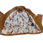 Guess Faux Leather Moto Jacket | Size XS | Chocolate Brown Photo 2