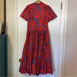 Alexis  X Target Leaf Print Button Down Shirt Dress Womens Medium New Photo 6