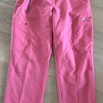 FIGS High Waisted Yola Skinny Scrub Pants desert rose size medium petite MP Photo 0