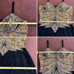 RED CARPET Evening Dress, Sequins and Beads💥 Black Size 10 Photo 10