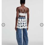 Innovare Denim Kira  Hollow Lace Up Top Photo 1