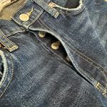 We The Free  Free People Dark Wash Jeans Distressed Raw Chewed Hem Size 27 Photo 11