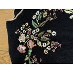 Tiara International Cardigan Sweater Sz L Embroidered Button Floral Sequin 2002 Photo 7