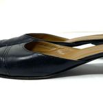 Kenneth Cole , black leather mules, made in Italy, size 7.5 Photo 4