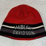 Harley Davidson Harley-Davidson Knit Beanie Hat Orange & Black Photo 0