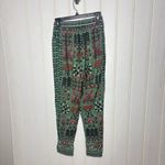 Farm Rio  Printed Pants Green Tropical XS Photo 3