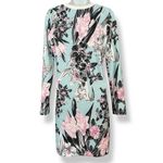 Nike Hyper Dress Femme Long Sleeve Floral Printed Size Medium Topaz Mist Sporty Photo 3
