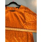 Marc New York  Andrew Marc Leopard Copper Blouse Size XL Work Career Fall Photo 6