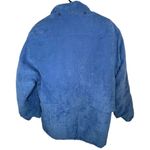 Worthington  Blue Heavy Weight Zip Up Suede Winter Coat Photo 2