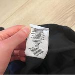 Free People Black Denim Overall Sleeveless Jean Zip Front Mini Dress Size 0 Photo 3