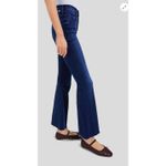 Mother Denim The Weekender Fray Mint Condition High Rise Flare Jean,Size 32, EUC Blue Photo 7