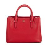 Lauren Ralph Lauren Marcy 26 Small Satchel in Red, NEW w/Tag Retail $350 Red Photo 0