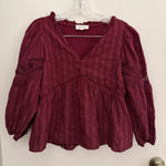 Bohme Maroon Blouse Photo 0