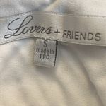 Lovers + Friends  Catalina Pleaded White MIDI Dress Size Small Photo 7