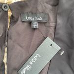 Lea & Viola NWT  Black Wrap Mini Dress Long Sleeve Ruffle Hem Size Large Photo 3