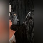 ANGL  Lily Rose empire waist black maxi dress, Photo 9