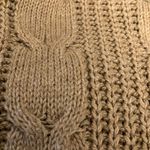 Banana Republic : Carmel Colored Cotton Blend Cable Knit Sweater- side slits- SP Photo 4