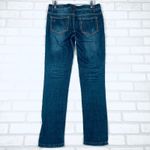 Mossimo Supply Co. Womens Dark Wash Distressed Skinny Jeans Size 9 Blue Photo 11