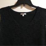 Croft & Barrow Mesh under lace Tank Top Photo 4