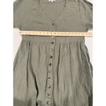 Madewell  Midi/Maxi Shirt Dress Womens Medium Lightspun Cotton Gauze Button Down Photo 2
