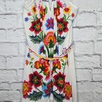 Flying Tomato floral boho halter hi-low open back dress Large women's Photo 3