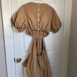 Madewell Seersucker Puff-Sleeve Cutout Mini Dress Photo 6