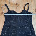 Lulus NWT  A-Lister Black Rhinestone Bustier Maxi Dress Photo 9