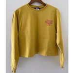 Outdoor Voices  You Can’t Spell Love Without OV Cropped Yellow Pink Sweatshirt M Photo 0