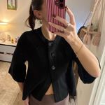 Bandolino  Black Crop Sweater Photo 0