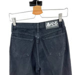 Dolce & Gabbana  Vintage Jeans Black Denim Straight Leg Baggy Size 27‎ Photo 7