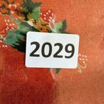 Angie  orange floral beach boho drape open kimono arm holes oversized cardigan SZ Photo 10