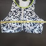 Gossip  Black Print Sports Bra with Green Trim NWT Size Medium Racerback Bra Photo 3