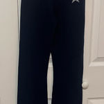NFL Dallas Cowboys Crossover Flare Leggings Y2K Navy Small Photo 0