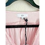 Nordstrom  NSR Dress Womens Size Large Pink Kenny Satin Jacquard Ruffle Tassel Photo 4