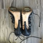 Anthropologie DV Dolve Vita Black Leather Strappy Ankle Strap 4" Heels Pumps Womens Si… Photo 4