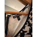 EXPRESS Houndstooth Black and White Sheath Dress Size 6 Photo 2