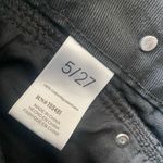 Simple Society  Black Distressed Button Tab‎ Cotton Super High Rise Shorts 5/27 Photo 10