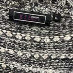 Creazioni Effeci Black White Knit Acrylic scoop Neck Imported Sweater Womens L Size L Photo 9